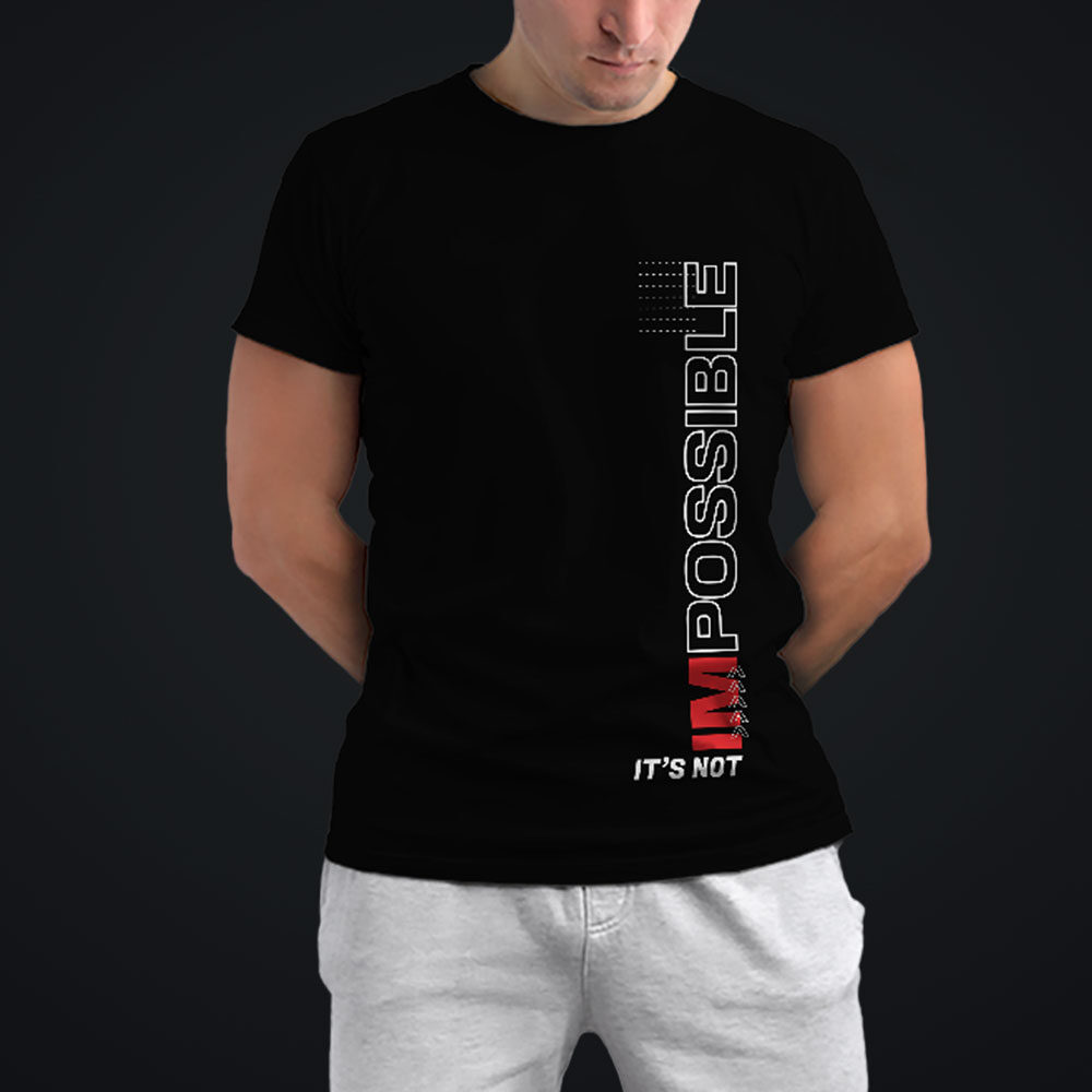 Bellure-Studio_T_Shirt_Mockup_Its_Not_Possible_Black_Model