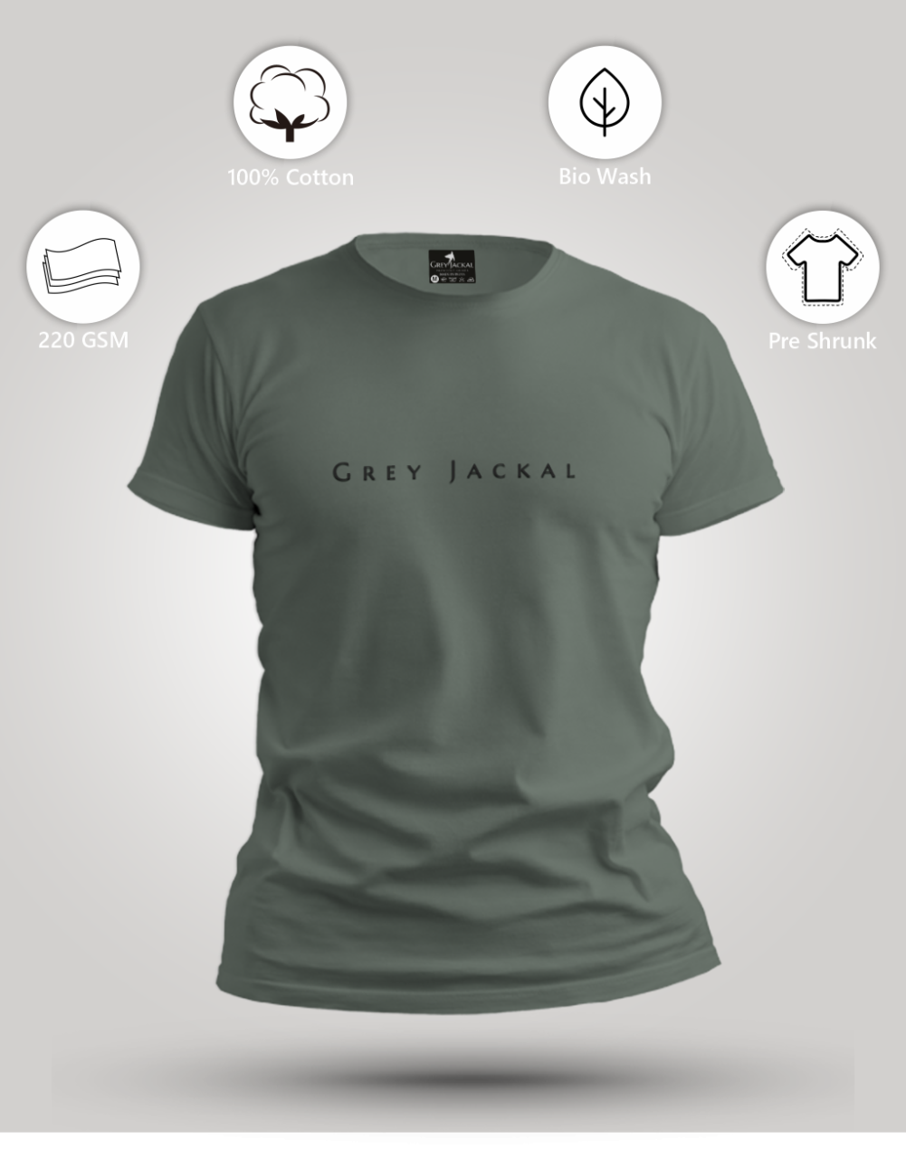 Classic Premium Plain T-Shirt – 1 Must-Have Wardrobe Essential (Grey) - Image 3