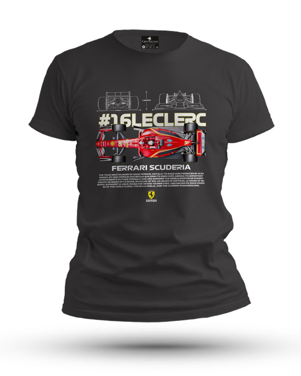 Ferrari F1 16 Leclerc Premium Graphic T-Shirt – No Ordinary Tee, Maximum Impact - Image 5