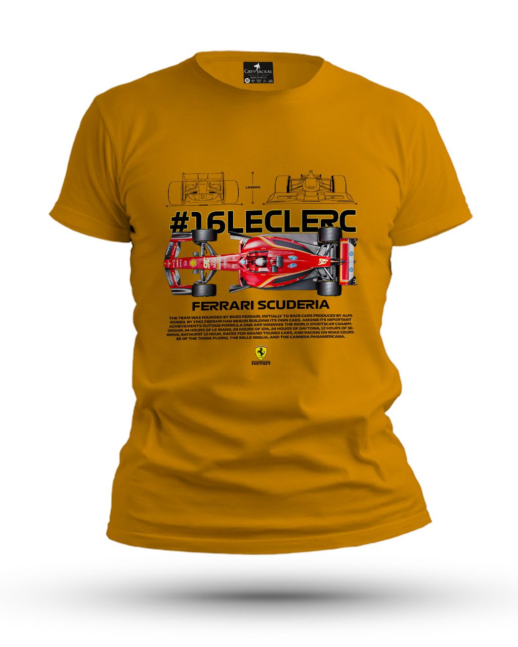 Ferrari F1 16 Leclerc Premium Graphic T-Shirt – No Ordinary Tee, Maximum Impact - Image 3
