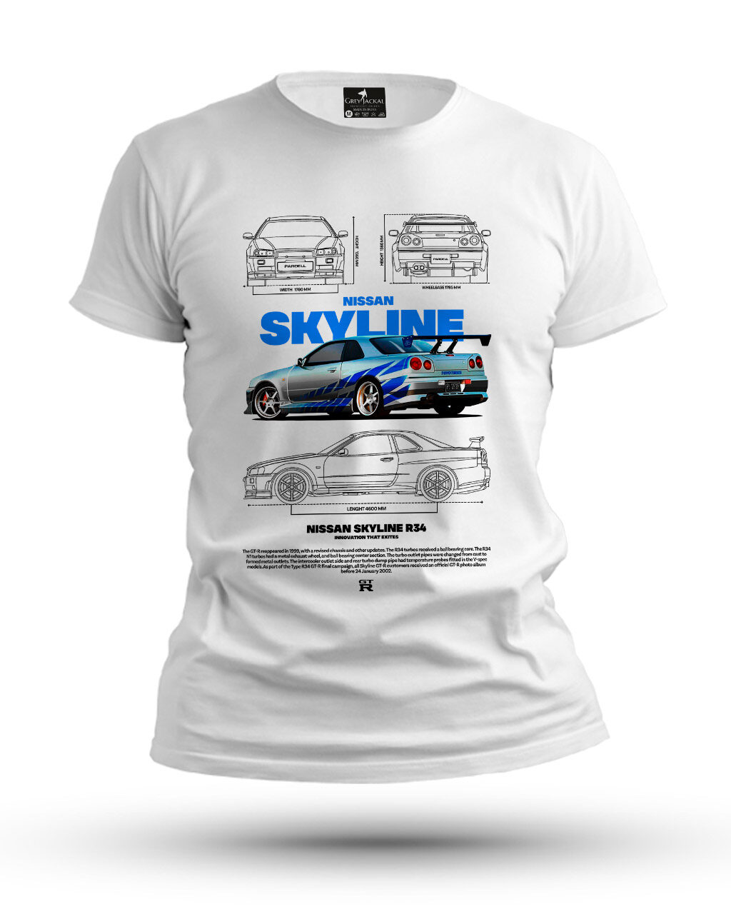 Premium Graphic T-Shirt, Nissan Skyline GT-R R34