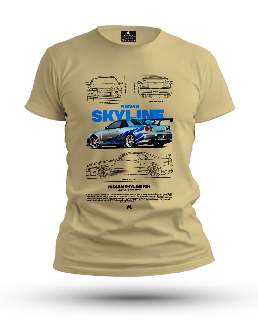 Nissan Skyline GT-R R34 Premium Graphic T-Shirt – No Ordinary Tee, Maximum Impact - Image 5