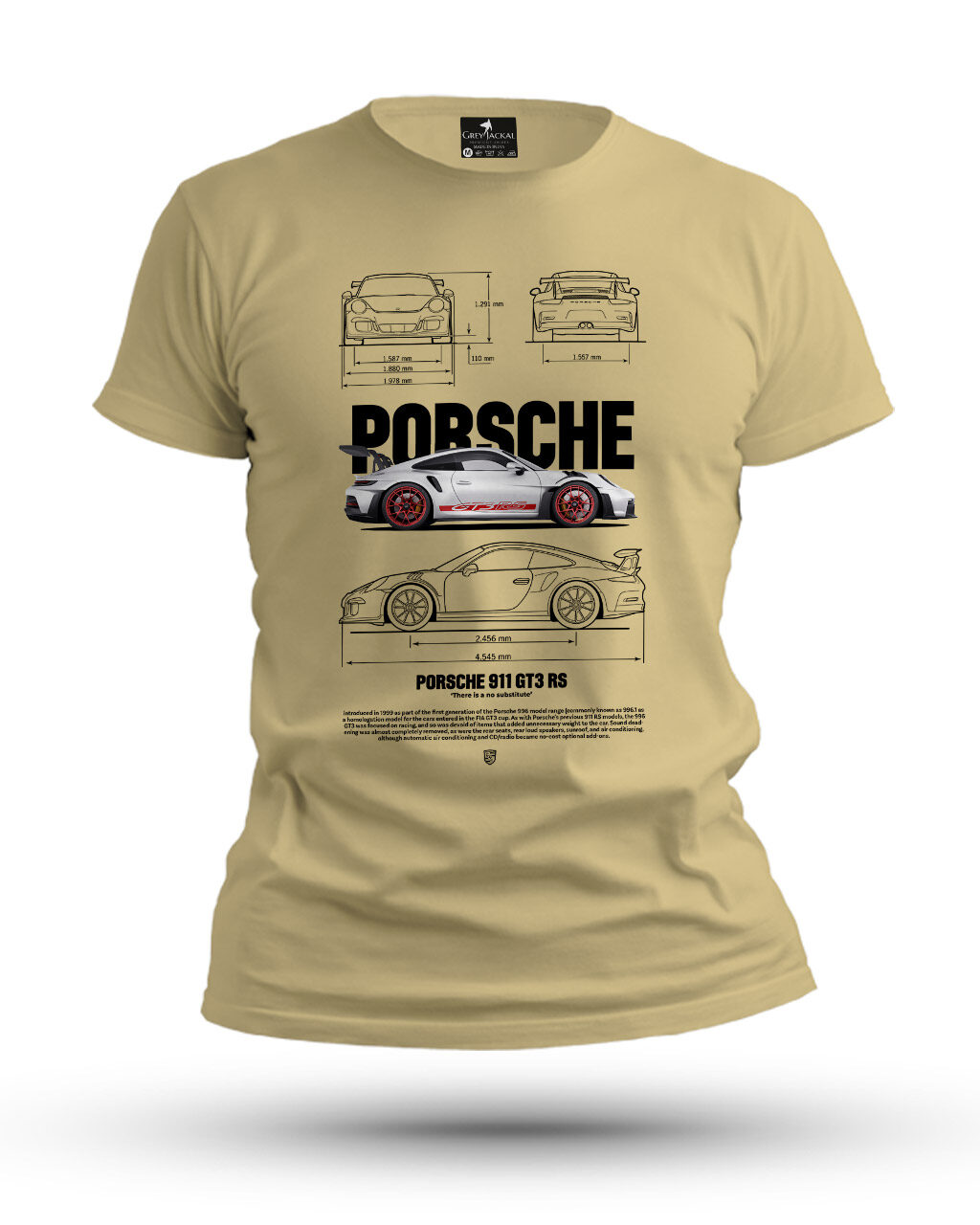 Porsche 911 GT3 - Dt Premium Graphic T-Shirt – No Ordinary Tee, Maximum Impact - Image 2