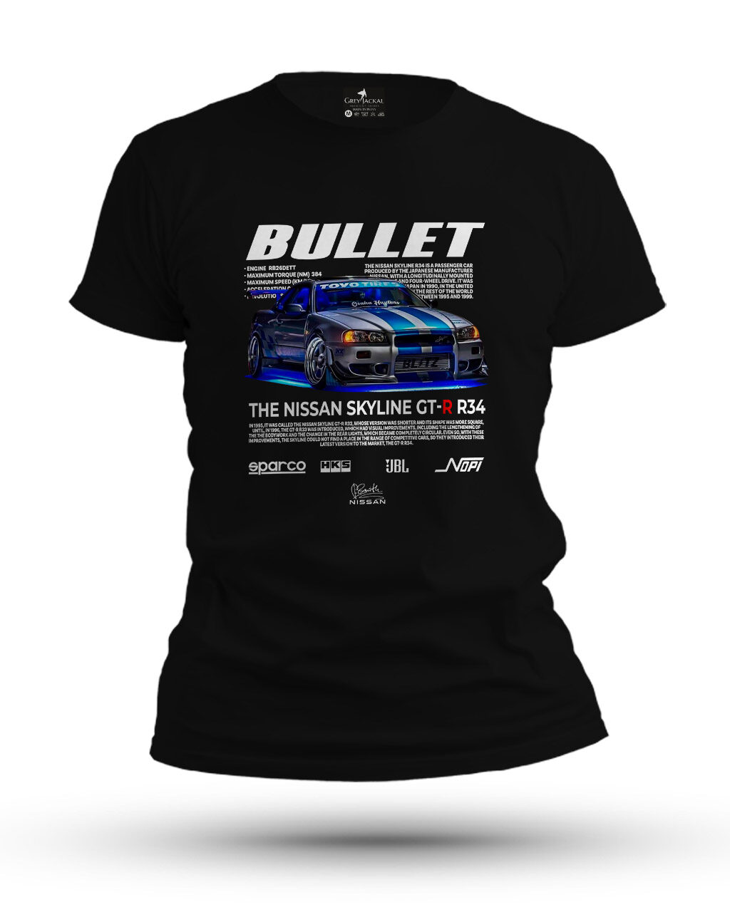 Premium Graphic T-Shirt, Nissan Skyline GT-R R34
