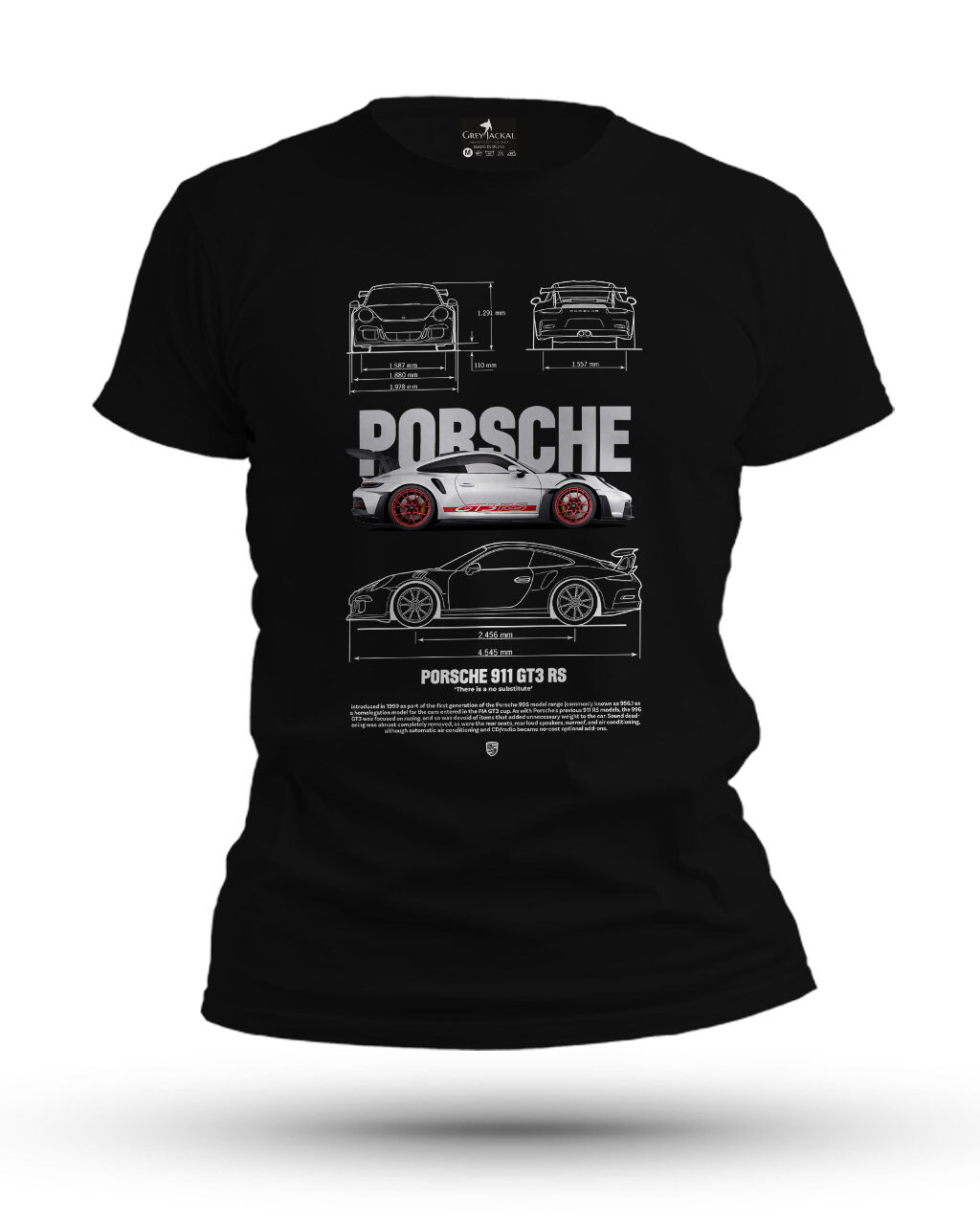 Porsche 911 GT3 - Dt Premium Graphic T-Shirt – No Ordinary Tee, Maximum Impact - Image 5