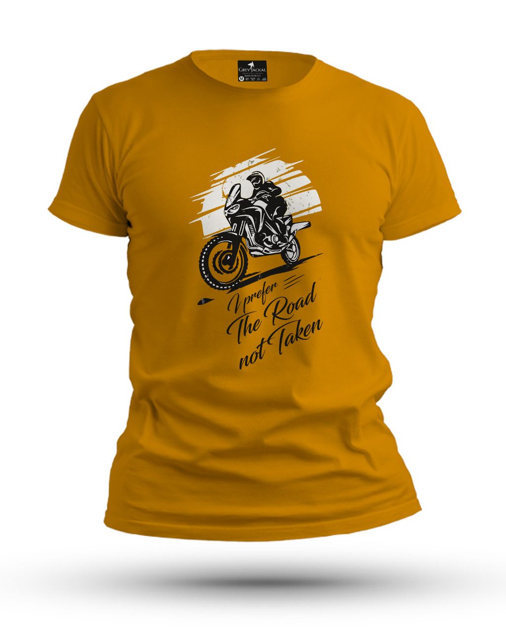 I Prefer the Road Not Taken Premium Typography Graphic T-Shirt | No Fade, All Bold Style - Image 5