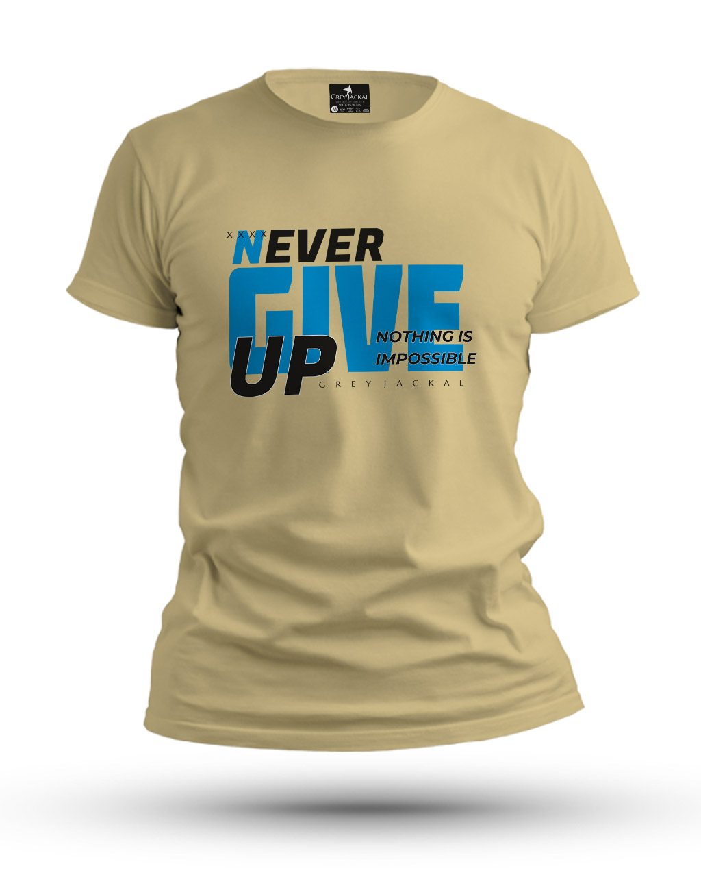 Never Give Up Premium Typography Graphic T-Shirt | No Fade, All Bold Style - Image 6