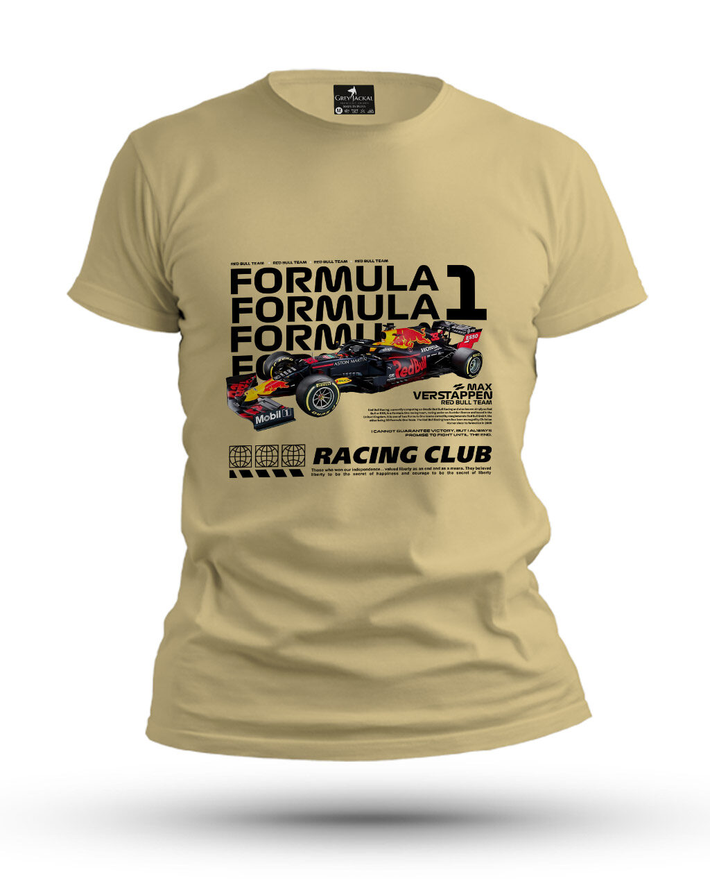 Redbull Racing Club Max Verstappen Premium Graphic T-Shirt – No Ordinary Tee, Maximum Impact - Image 3