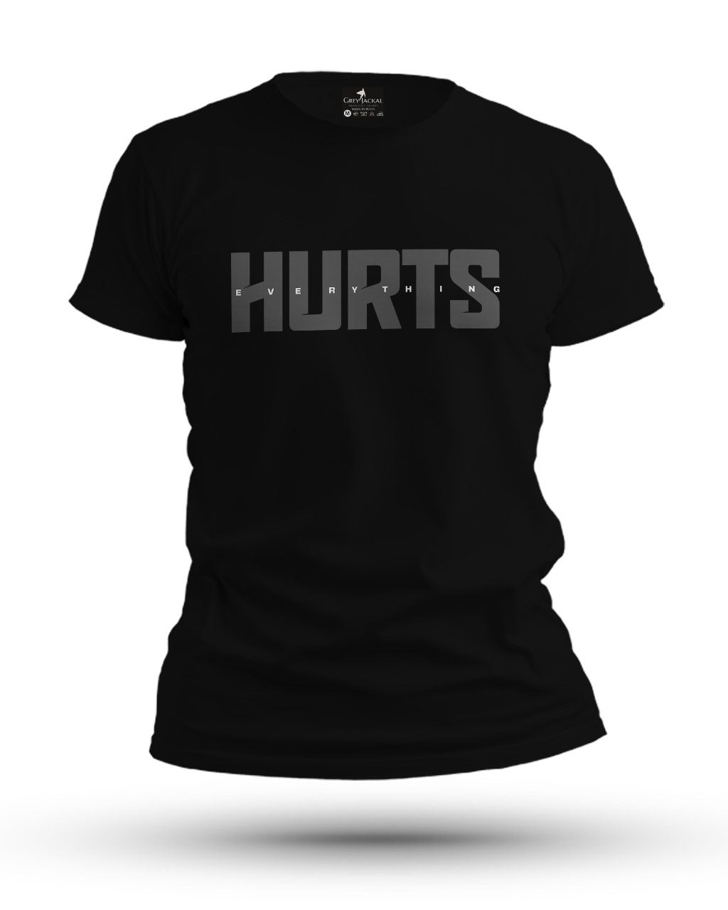 Everything Hurts Premium Typography Graphic T-Shirt | No Fade, All Bold Style - Image 2