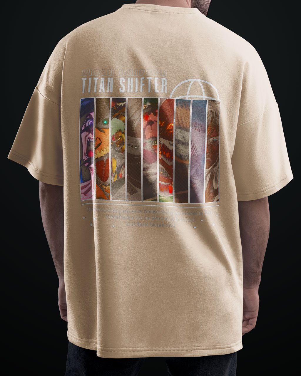 Titan Shifter Demon Slayer Premium Anime Oversized T-Shirt – Avoid Boring Fits - Image 8