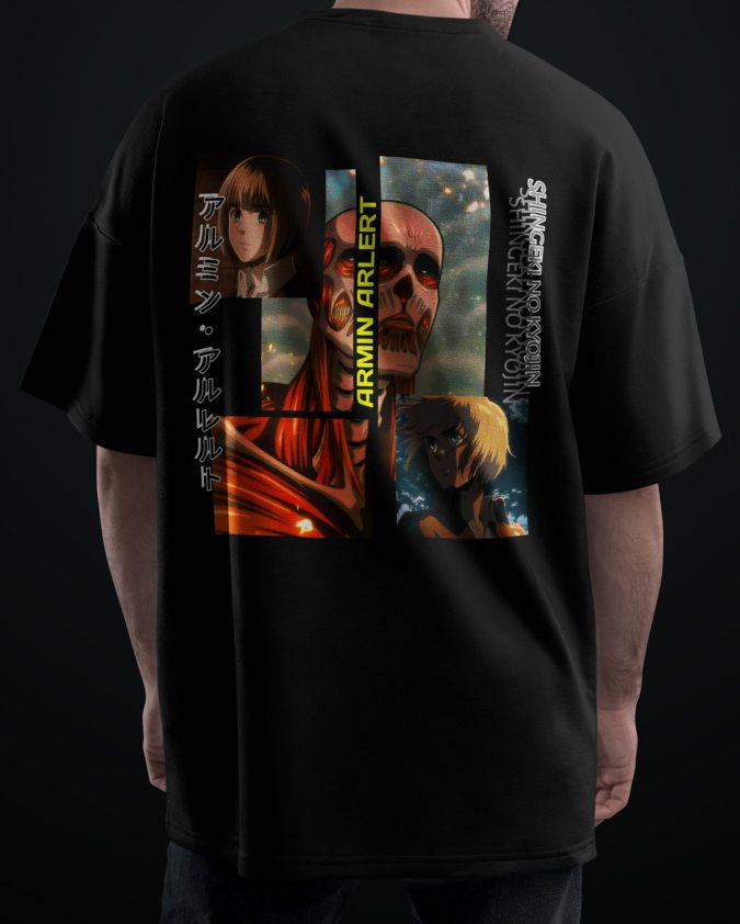 Premium Anime Oversized T-Shirt, Demon Slayer
