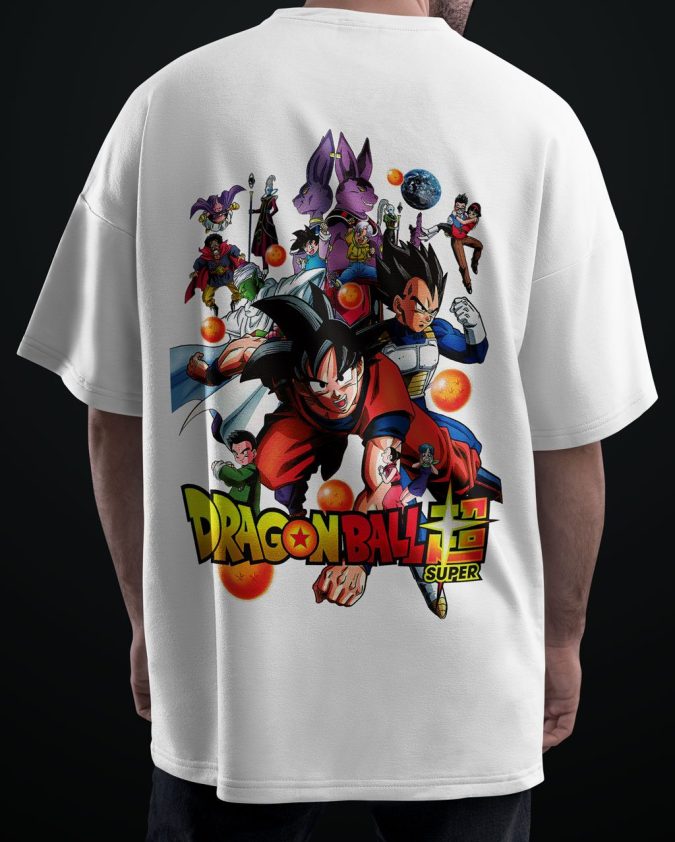 Premium Anime Oversized T-Shirt, Dragon ball