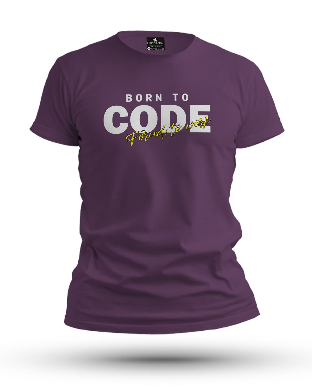Born to Code Premium Typography Graphic T-Shirt | No Fade, All Bold Style - Image 3